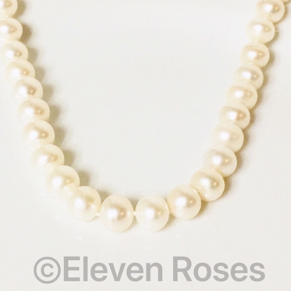Imperial Pearls 14k Gold 10mm Strand Necklace - Picture 7 of 8